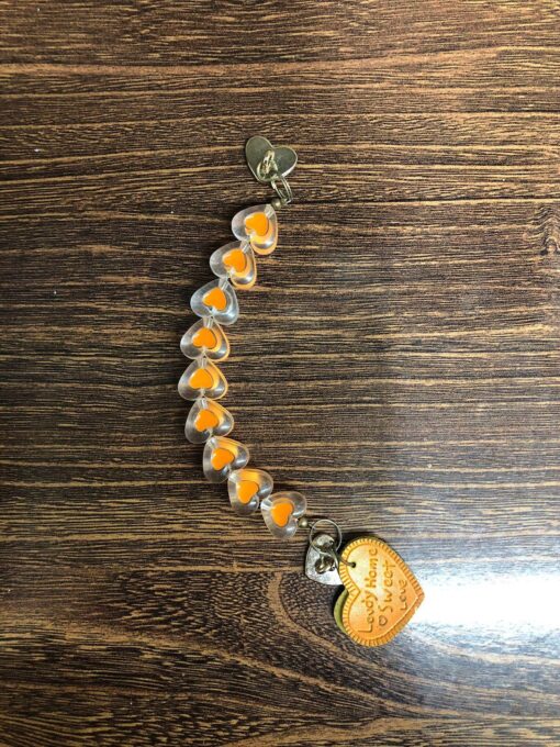 Orange Heart Chain