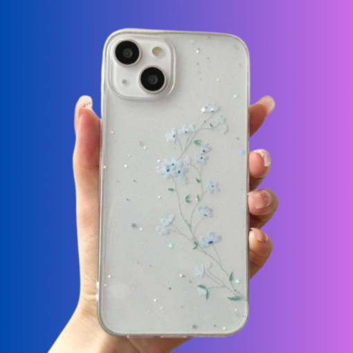 AW's Floral Clear Case