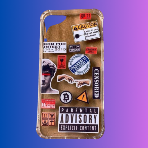 AW's Stickers Clear Case 2